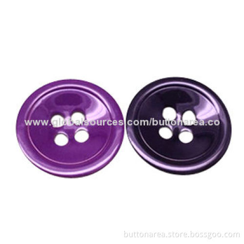 Metal Alloy Sewing Button with Anodized Finish